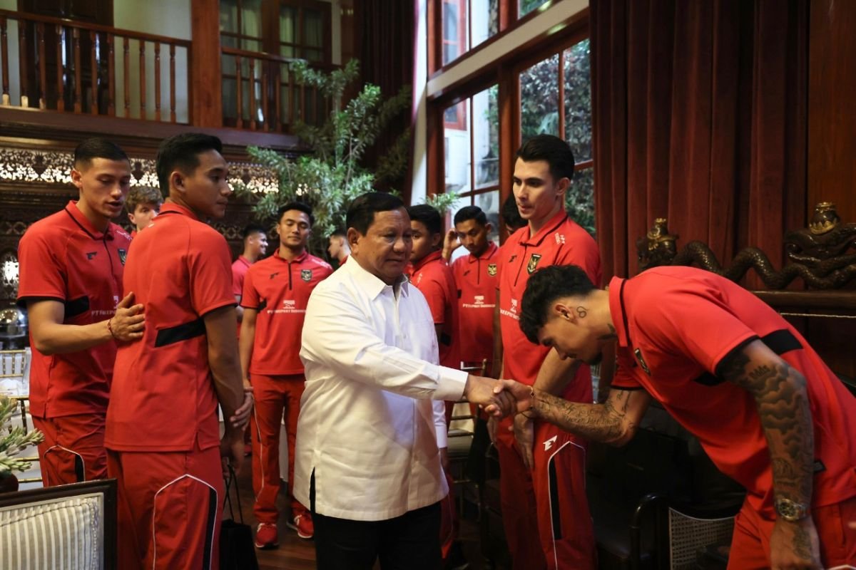 Presiden Mengingatkan Timnas untuk Tetap Berjuang Maksimal Meski Sudah Lolos Playoff